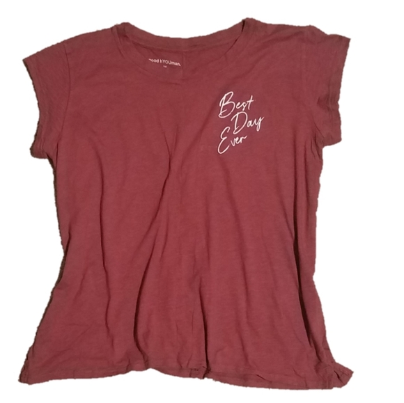 good hYOUman Tops - NWOT Good hYOUman short sleeve red shirt size M